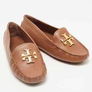 Tory Burch Brown Leather Loafer - Size 8